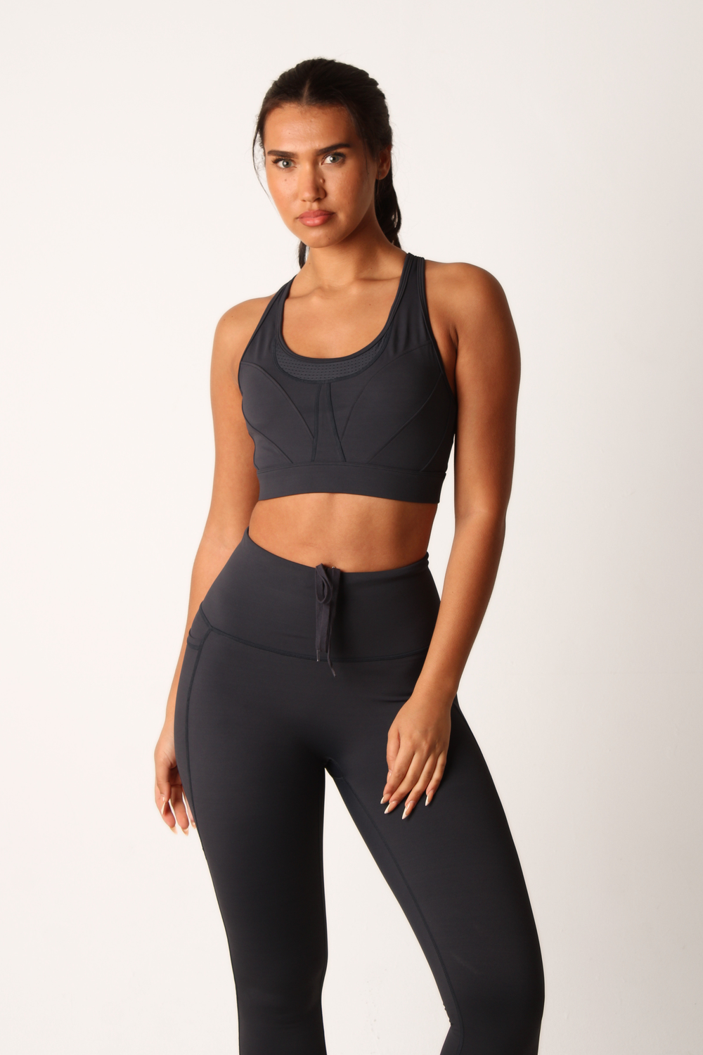 Performance Impact Sports Bra Impact Blue — front view